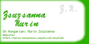 zsuzsanna murin business card